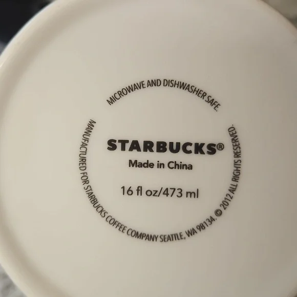 Starbucks Qatar Mug - Cream and Brown - Picture 4 of 4